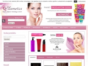Kosmetyki o kolorze Indigo oferowane przez J P Cosmetics.